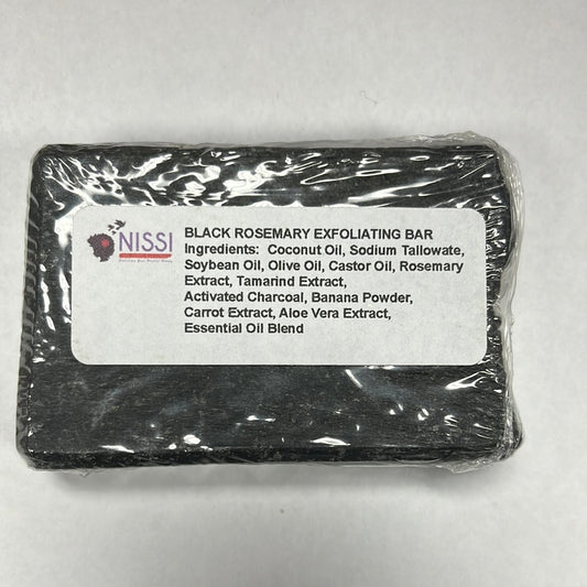 Black Rosemary Exfoliating Bar